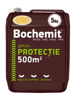 Grund lemn BOCHEMIT OPTI F+t 5KG TRANSPARENT, anti insecte, ciuperci si mucegai