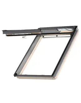 Fereastra mansarda VELUX GPL 3068, dubla deschidere, lemn de pin, 3 sticle