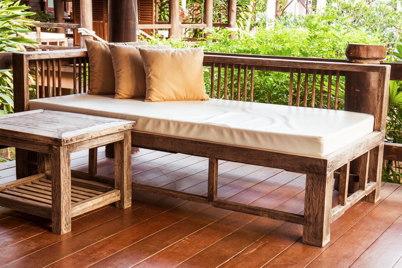 Tratament lemn, Poza cu o terasa Tratament lemn, Poza cu o terasa