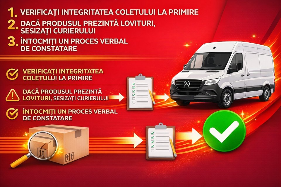 Verificare colet, asigurare