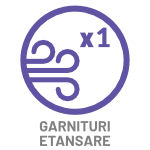 Scara pod DSK - numarul de garnituri de etansare impotriva aerului Numar garnituri de etansare scara de pod DSK: o garnitura
