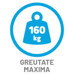 Scara pod ECO XL - greutate maxima admisa 160kg Greutate maxima admisa pe scara pod ECO XL: 160 kg