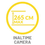 Scara pod MINI 45 - inaltimea maxima pentru montaj 265cm Inaltimea maxima a camerei pentru montaj a scari de pod MIN I45: 265cm