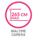 Inaltimea maxima a camerei pentru montaj a scari de pod MNS: 265cm