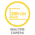 Scara pod AEI 60 M - inaltimea maxima pentru montaj 280cm Inaltimea maxima a camerei pentru montaj a scari de pod AEI 60 M: 280cm