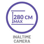 Scara pod DSK - inaltimea maxima pentru montaj 280cm Inaltimea maxima a camerei pentru montaj a scari de pod DSK: 280cm