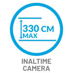 Scara pod ECO XL - inaltimea maxima pentru montaj 330cm Inaltimea maxima a camerei pentru montaj a scari de pod ECO XL: 330cm
