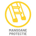 Scara pod AEI 60 M- mansoane protectie podea Scara pod AEI 60 M dotata cu mansoane protectie podea