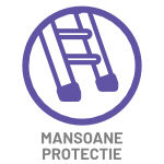 Scara pod DSK - mansoane protectie podea Scara pod DSK dotata cu mansoane protectie podea