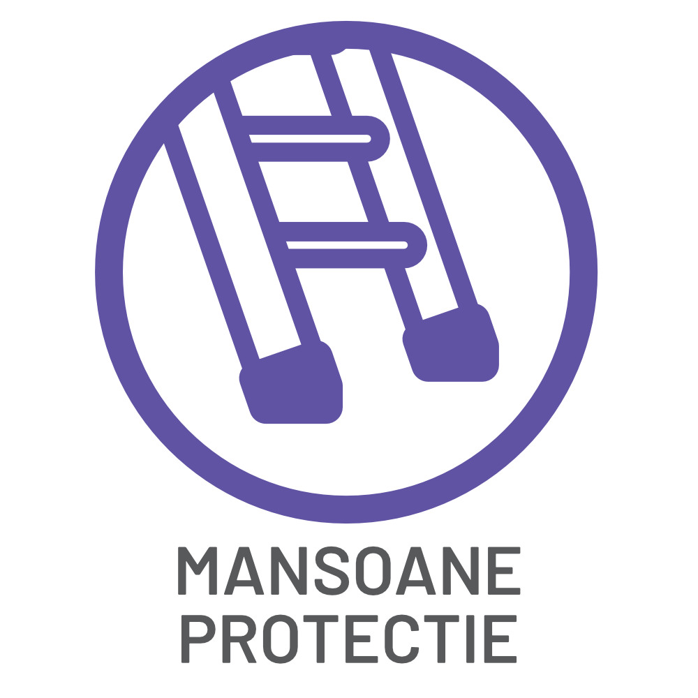 DEPOSTEP STANDARD DSK scara pod pliabila din lemn 17 icoana mansoane protectie m