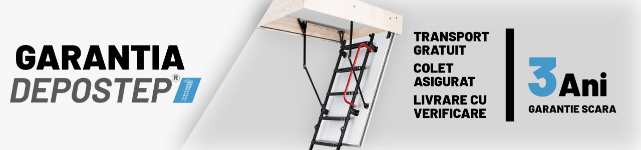 Scara pod antifoc metalica DEPOSTEP AEI 60M - transport gratuit , livrare cu verificare si 3 ani garantie scara pod antifoc
